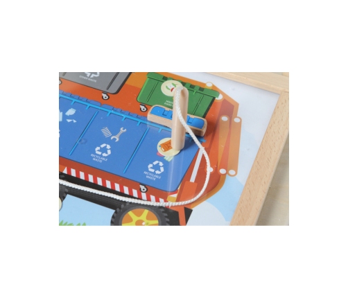 MASTERKIDZ Tablica Edukacyjna Segregacja Odpadów Montessori