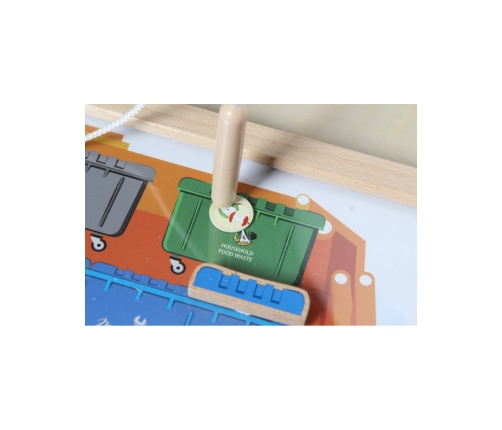 MASTERKIDZ Tablica Edukacyjna Segregacja Odpadów Montessori