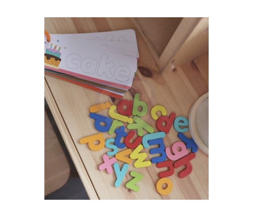 TOOKY TOY Puzzle Alfabet Montessori Nauka Literek Słów Zwierzątka 57 el.