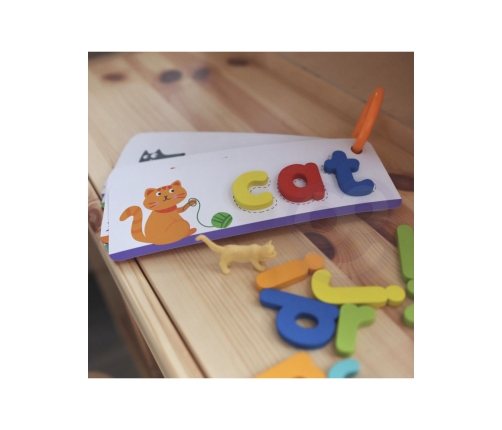 TOOKY TOY Puzzle Alfabet Montessori Nauka Literek Słów Zwierzątka 57 el.
