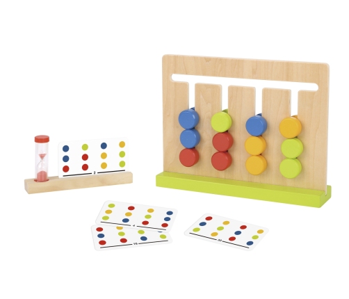 TOOKY TOY Gra Logiczna Układanka na Czas Kolory 30 Wzorów 18 el.