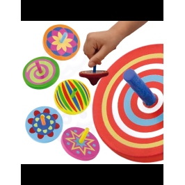 VIGA Kolorowy Bączek drewniany 1szt