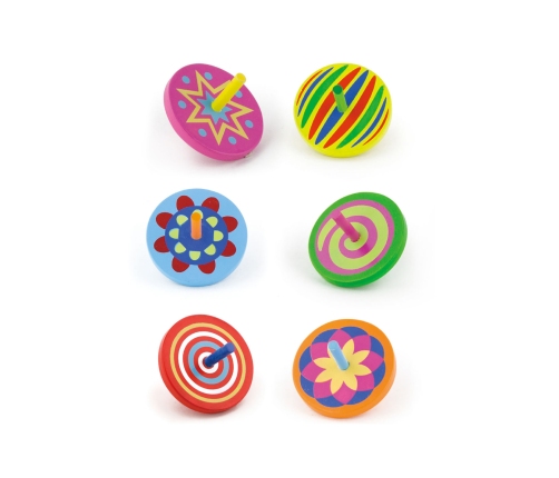 VIGA Kolorowy Bączek drewniany 1szt