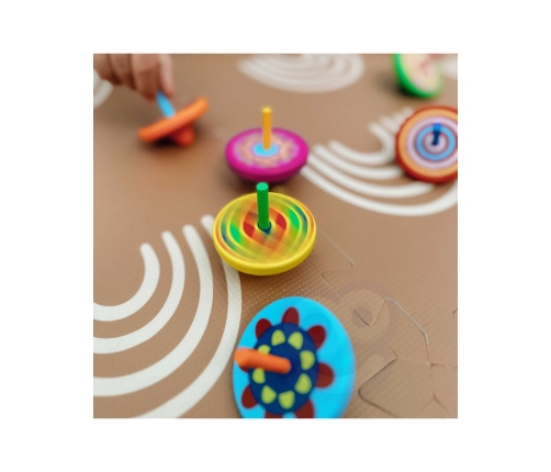 VIGA Kolorowy Bączek drewniany 1szt