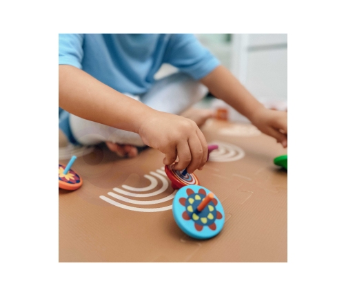 VIGA Kolorowy Bączek drewniany 1szt