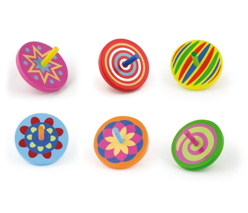 VIGA Kolorowy Bączek drewniany 1szt