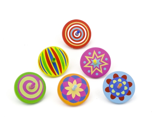 VIGA Kolorowy Bączek drewniany 1szt