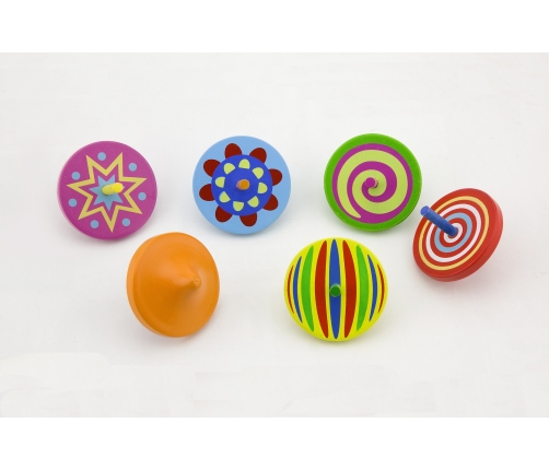 VIGA Kolorowy Bączek drewniany 1szt