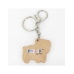 VIGA PolarB Drewniany Breloczek Biały Miś Brelok