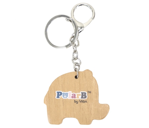 VIGA PolarB Drewniany Breloczek Słonik Brelok