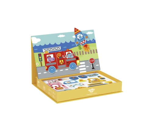 TOOKY TOY Układanka Edukacyjna Montessori Magnetyczne Pudełko dla Dzieci 80 el.