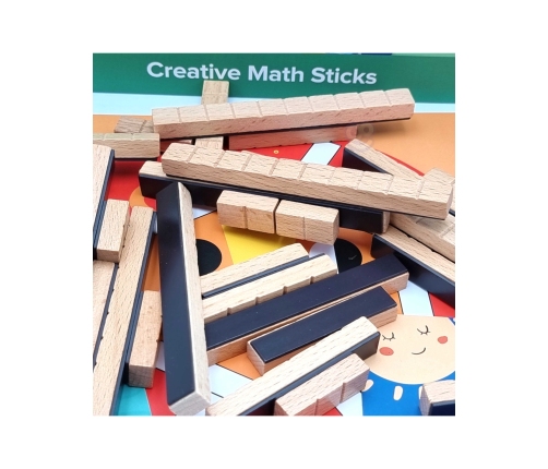 TOOKY TOY Układanka Gra Logiczna Łamigłówki Klocki Magnetyczne dla Dzieci 49 el.