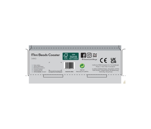 CLASSIC WORLD Pętla Motoryczna Logiczna Przeplatanka Edukacyjna Labirynt dla Dzieci 1 szt.