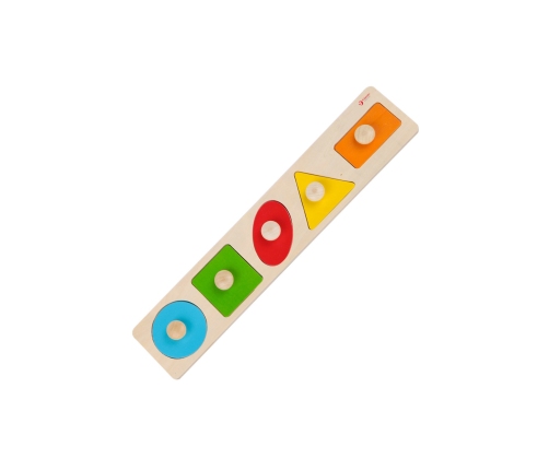 CLASSIC WORLD Układanka MONTESSORI dla Dzieci Nauka Kształtów Figur Kolorów 7 el.