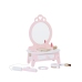 CLASSIC WORLD Drewniana Toaletka dla Dziewczynki z Lustrem + Prostownica 11 akc