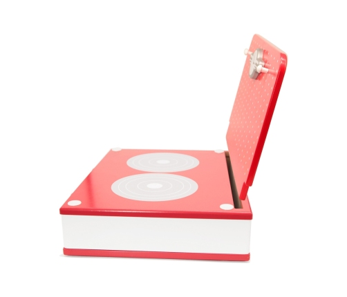 CLASSIC WORLD Drewniana Kuchnia 2w1 Grill + Kuchenka dla Dzieci 22el.