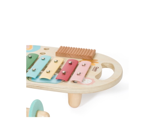 CLASSIC WORLD Zestaw Instrumenty Muzyczne dla Dzieci Cymbałki Bębenek Grzechotka  5 el.