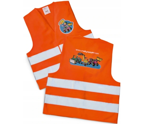 ROLLY TOYS John Deere Traktor na Pedały + Kamizelka Odblaskowa dla Dzieci Gratis