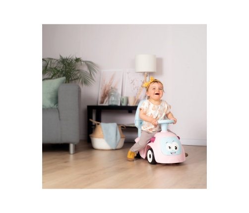 Stumjama mašīna ar rokturi SMOBY Maestro 3in1 Pink