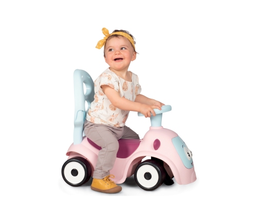 Stumjama mašīna ar rokturi SMOBY Maestro 3in1 Pink