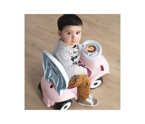 Stumjama mašīna ar rokturi SMOBY Maestro 3in1 Pink