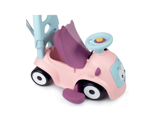 Stumjama mašīna ar rokturi SMOBY Maestro 3in1 Pink