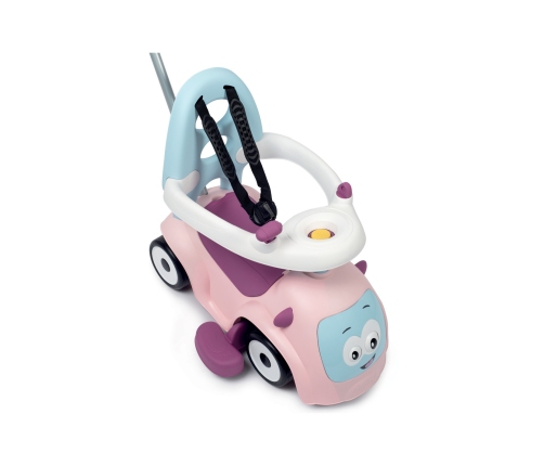 Stumjama mašīna ar rokturi SMOBY Maestro 3in1 Pink