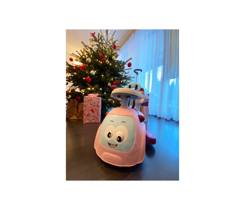 Stumjama mašīna ar rokturi SMOBY Maestro 3in1 Pink