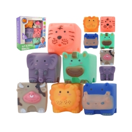 WOOPIE BABY Klocki Sensoryczne Zwierzątka Układanka do Ściskania + Dźwięk 6 el. WOOPIE BABY Klocki Sensoryczne Zwierzątka Układanka do Ściskania + Dźwięk 6 el.