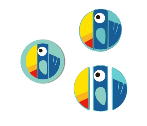 TOOKY TOY Gra Zręcznościowa Klocki Zwierzęta Certyfikat FSC