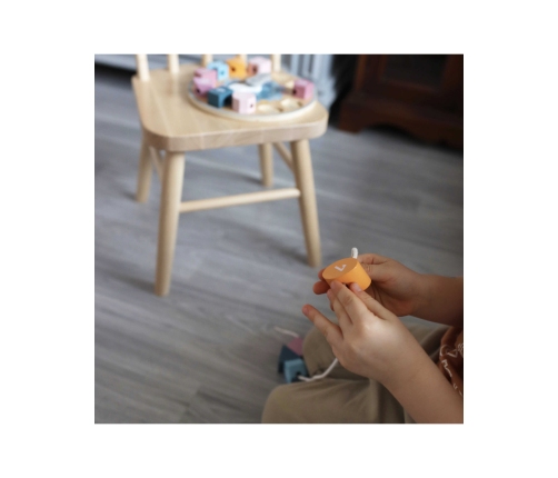 VIGA PolarB Sorter Kształtów Zegar nawlekanka Montessori