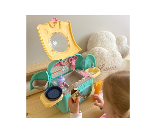 WOOPIE Kotek Przenośny Salon Piękoności 2w1 w Plecaku Transporter