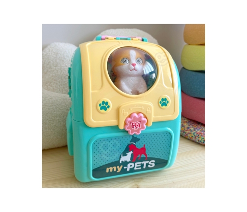 WOOPIE Kotek Przenośny Salon Piękoności 2w1 w Plecaku Transporter