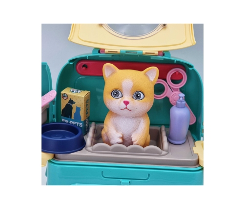 WOOPIE Kotek Przenośny Salon Piękoności 2w1 w Plecaku Transporter