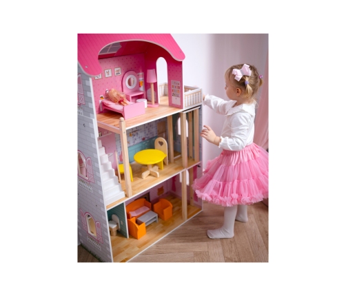 VIGA Duży Drewniany Domek dla Lalek