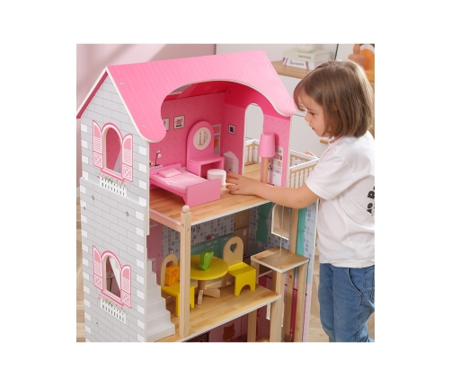 VIGA Duży Drewniany Domek dla Lalek