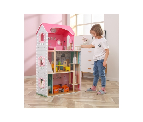 VIGA Duży Drewniany Domek dla Lalek