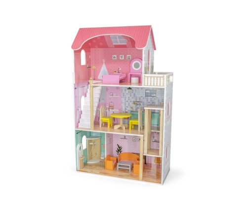 VIGA Duży Drewniany Domek dla Lalek