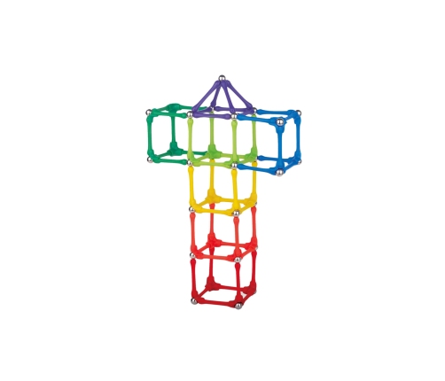 WOOPIE Klocki Magnetyczne Konstrukcyjne Układanka Kreatywna 110 el.