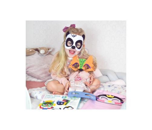 WOOPIE ART&FUN Zestaw Kreatywny Maski Filcowe Zrób to Sam 4 szt.