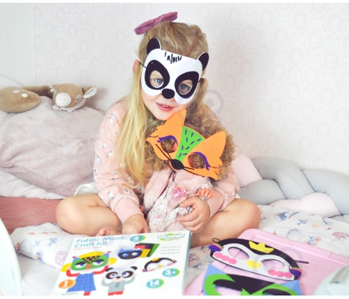 WOOPIE ART&FUN Zestaw Kreatywny Maski Filcowe Zrób to Sam 4 szt.