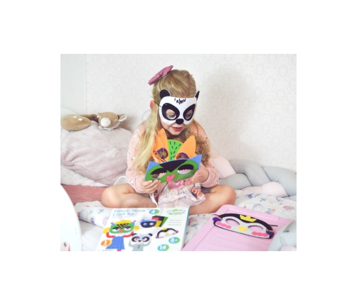 WOOPIE ART&FUN Zestaw Kreatywny Maski Filcowe Zrób to Sam 4 szt.