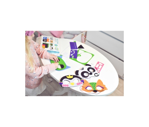 WOOPIE ART&FUN Zestaw Kreatywny Maski Filcowe Zrób to Sam 4 szt.