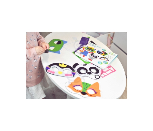 WOOPIE ART&FUN Zestaw Kreatywny Maski Filcowe Zrób to Sam 4 szt.