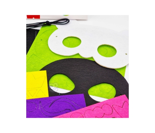 WOOPIE ART&FUN Zestaw Kreatywny Maski Filcowe Zrób to Sam 4 szt.