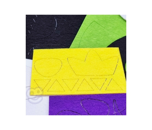 WOOPIE ART&FUN Zestaw Kreatywny Maski Filcowe Zrób to Sam 4 szt.