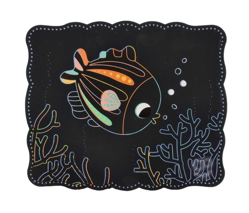 WOOPIE ART&FUN Zestaw Kreatywny Wydrapywanki dla Dzieci 7 el.