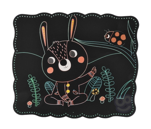 WOOPIE ART&FUN Zestaw Kreatywny Wydrapywanki dla Dzieci 7 el.