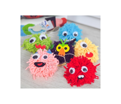 WOOPIE ART&FUN Zestaw Kreatywny Zrób Potworka Monster Pom