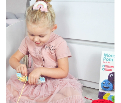 WOOPIE ART&FUN Zestaw Kreatywny Zrób Potworka Monster Pom